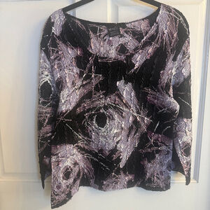 Women's Magic ItFits! Top Size S-L Black & Purple